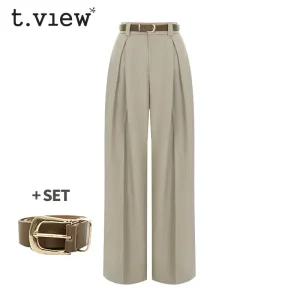 [티뷰] 겹핀턱와이드밴딩슬랙스_V5C-CPT004