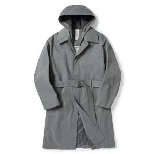 [롯데백화점]지이크 봄가을 간절기용 후드탈부착 그레이 점퍼형코트 7361 DHSIEG