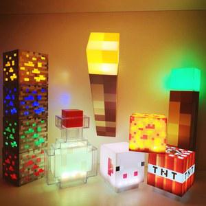 충전식 마인크래프트조명 전등 조명 가지 토치 광등