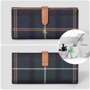 빈폴 BEANPOLE 선물포장 헤릿 장지갑 - 네이비 BE51A4M03R 465371