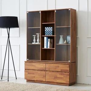 [우아미]셀채 2단 서랍 장식 책장 1200