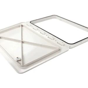 캠핑카 카라반 서비스도어 외부용 자물쇠 트레일러 창고문 잠금 외부도어 해치 흰색 자작 창문