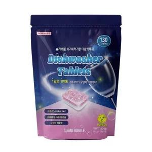 슈가버블 식기세척기 세제 10g x 130 슈가버블식기세척기세제10gx130 코스트코 코와샵2508