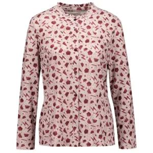 [롯데백화점]벨리시앙 기하학 패턴 버튼 져지 블라우스 BL3312