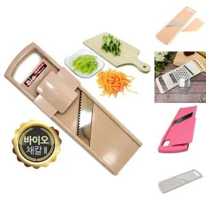 바이오 채칼 II 3단계 채크기 강판 손보호 안전판/도구/주방/용품/요리도구/슬라이서/야채/김장/조리/고급