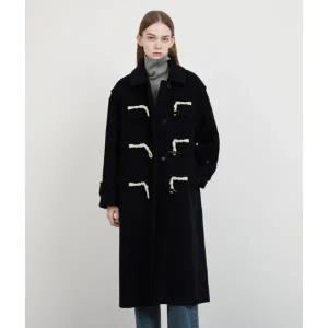 [롯데백화점]시스티나 건플랩 더플 떡볶이 핸드메이드 코트