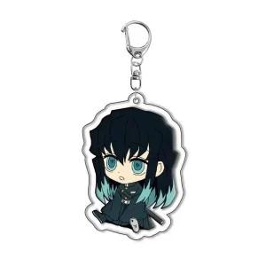 귀멸의칼날 키링 귀칼 아크릴 열쇠고리 백팩 키홀더 기유 무이치로 젠이츠