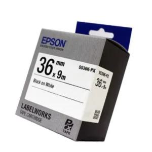 엡손 라벨테이프 SS36K-PX 흰색 36MMX9M 라벨스티커 케이블넘버링 라벨지