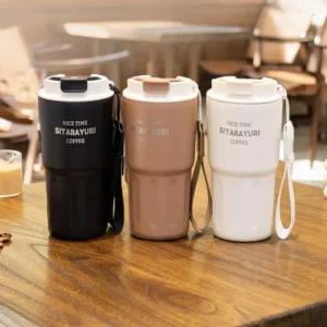 보냉 텀블러 물병 뚜껑 스텐 보온 스트랩 WFI8200