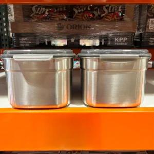 코스트코 키친플라워 스텐 김장용기 5.9L x 2 김치통 김장통 김치냉장고통 밀폐용기