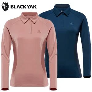 블랙야크 여성 M마일드알파폴로티 기모 긴팔 간절기 등산 티셔츠 1BYTSF3509