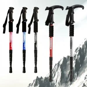 4단등산스틱 등산스틱 등산지팡이 지팡이 등산용품 등산용스틱 등산장비용품 T자형등산스틱 일