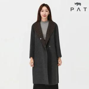 [PAT 여성] 솔리드 롱 핸드메이드 코트_QJ81102
