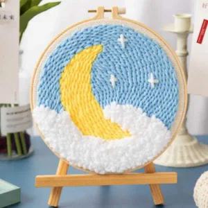 DIY 취미 펀치 니들 자수 세트 키트 집콕 펀칭니들