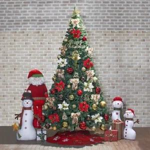 270cm 카니발 골드레드 대형트리 풀세트트리완제트리 대형트리 완제트리 트리풀세트