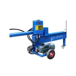 강력 통나무 분할기 장작 패는 기계 유압식 전기 쪼개기 10톤 단독