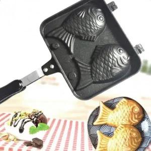 잉어빵 FICZ7111 가정용 팬 기계 붕어빵 2구 붕어빵틀 메이커