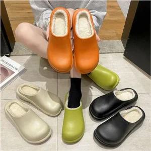 EVA 털슬리퍼 실내용 외출용 겸용 디자인 슬리퍼 털슬리퍼 방한털슬리퍼 겨울신발 털신