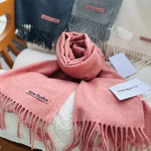 아크네스튜디오 머플러 네로우 로즈멜란지