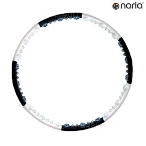 나리아 훌라후프 웨이스트 뷰티라인 참숯 2.2kg 헬스용품 후프 훌라후프 홈트 홈트레이닝