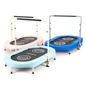 파스텔 타원형 트램폴린 트램펄린 택1 2인용