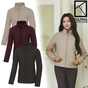 KWJ6522W 고드윈 콜핑 여성 겨울 털빠짐 없는 웰론 다이아 변형퀼팅 경량패딩자켓