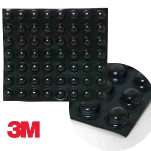 3M 소음n충격방지 고밀도 폴리우레탄 범폰 56ea 범폼 유리발 소음축소
