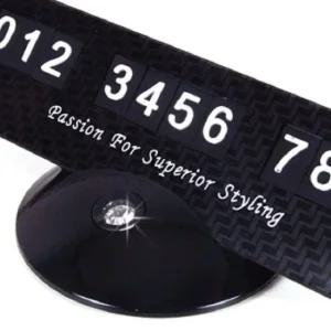 자동차 차량용 비비드 크리스탈 주차알림판 장식소 야광주차번호판 주차알림판 주차전화번호판