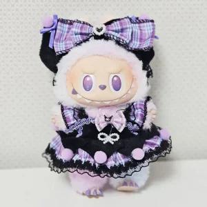 라부부 인형 옷 키링 원피스 모자 패션 의상 세트 꾸미기 악세사리 옷입히기