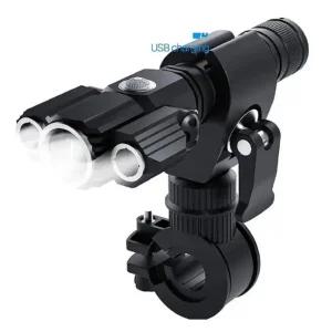 [아우트]자전거 라이트 거치대 후레쉬거치 360도회전