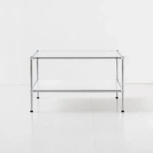 [마켓비]심플리 유리 사이드테이블 MD159 화이트 3380.0864