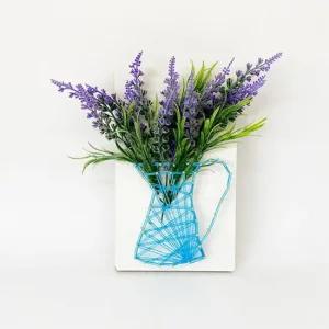 토단 스트링아트 라벤더화병 만들기-1인 세트 스트링아트 라벤더화병