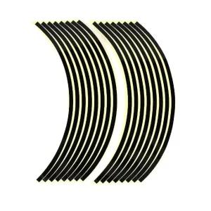 바퀴 휠라인 유광 스티커 검정 탈부착 자전거 휠 (WFJTPLZ)