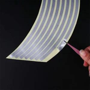 바퀴 휠라인 유광 스티커 실버 자전거 차량용 탈부착 (WFJTPM6)