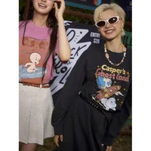 탑텐 여성 테리 콜라보 스웨트 원피스캐스퍼핫 스터프MSF4OO2202