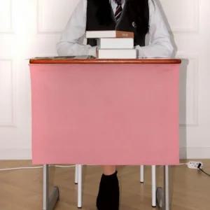 책상 가리개 블라인드 막 커튼 바란스 가림 천 (44F4R)