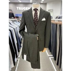 [트루젠]남자 가을겨울 울 혼방 카키 그린톤 예복 면접 혼주 턱시도 정장 양복 세트