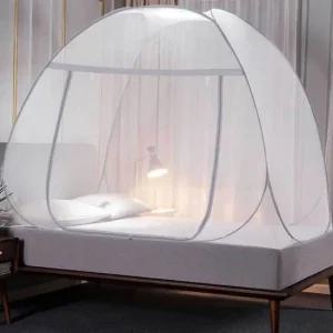 모기장 타임 그레이 원터치 120x200cm 캐노피모기장 120x200cm 모기장 캐노피모기장 그레이