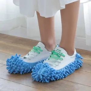 청소용 슬리퍼 실내 청소화 걸레형 청소전문 신발 발걸레 청소소품 (WFJW8QJ)