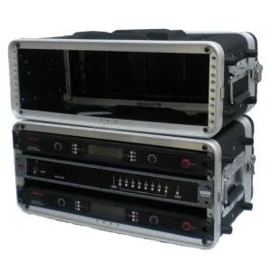 음향장비 믹서랙 케이스 방송 하드 마이크보관 휴대용 블랙