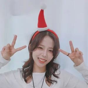 크리스마스 방울모자 머리띠 크리스마스 크리스마스선물 크리스마스홈데코 크리스마스이벤트