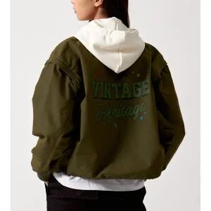 [롯데백화점]지프 [여성] 소매 탈부착 항공점퍼/베스트 P1205