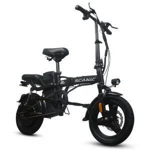AU테크 스카닉 2X 최대 500W 출퇴근 접이식 미니벨로 전동 전기자전거 36V 7.5Ah 완조립