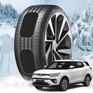 티볼리에어 붙이는 스노우체인 스노우캐치 스노우체인 작물체인 우레탄체인 스노우캐치