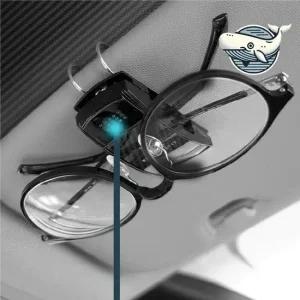 리얼카본 선글라스클립 차량용 안경거치대 차량용선글라스클립 자동차선글라스클립 썬글라스홀더