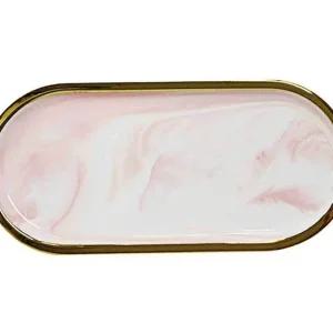 소품 대형 화장대 트레이 핑크대리석 어 빈티지 차키 빈티지