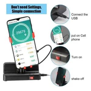 자동만보기 오토워킹 자동걷기기계 핸드폰 휴대폰 스마트폰 흔들기 거치대 수동자동 걸음 수량계 흔들리는