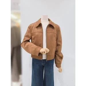 갤러리아 [SOUP] 스웨이드 집업 크롭자켓 SBRLE31