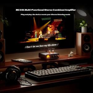 Fosi아우디o Mc331 HiFi 앰프 홈 파워 디코딩 Fosi 오디오 블루투스 디지털 데스크탑 PC