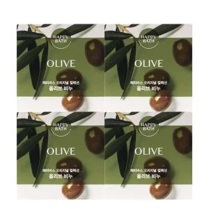 해피바스 오리지널 컬렉션 올리브 비누 90g 4입